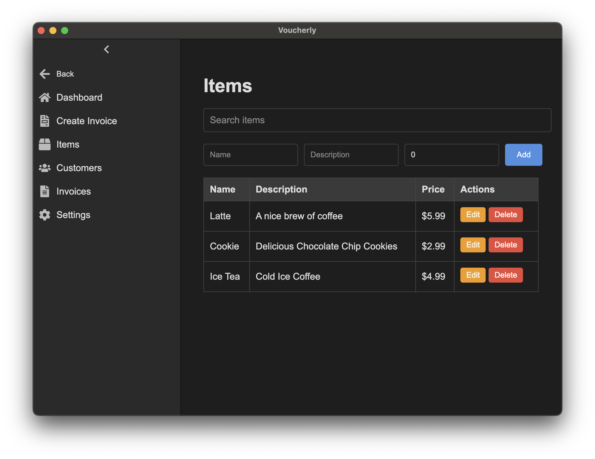 Quick Items